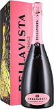 Игристое вино Bellavista Franciacorta Rose Brut gift in box Беллависта Франчакорта Розе Брют в подарочной упаковке 2014 750 мл