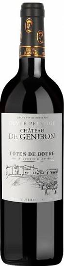 Вино Cheval Quancard Chateau de Genibon Cuvee Prestige Cotes de Bourg AOC Шеваль