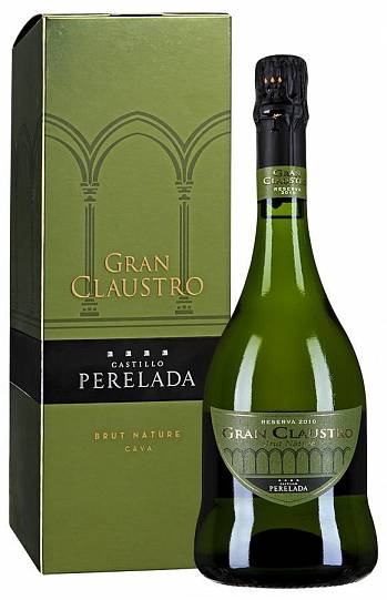Игристое вино Castillo Perelada Gran Claustro Brut Nature gift box  750 мл