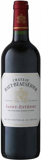 Вино Chateau Haut-Beausejour Saint-Estephe  2013 750 мл