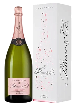Шампанское  Palmer & Co  Rose Solera    gift box  1500 мл 12 %