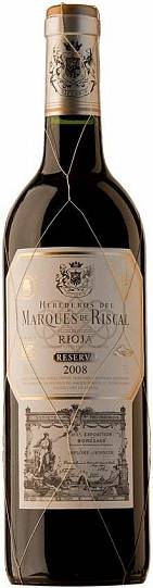 Вино Marques de Riscal Reserva Rioja  2018 375 мл