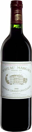 Вино Chateau Margaux  Margaux AOC Premier Grand Cru Classe  Шато Марго 2003  