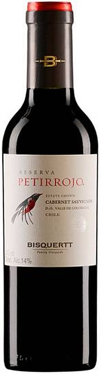 Вино Bisquertt  Petirrojo  Reserva  Cabernet Sauvignon  Colchagua Valley DO red dry  2