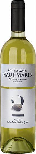Вино Haut Marin, "Amande" Colombard & Sauvignon, Cotes de Gascogne IGP О М