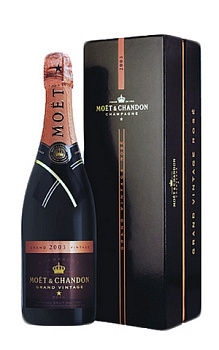 Шампанское Moet & Chandon Rose Vintage 1999 Brut  gift box 750 мл