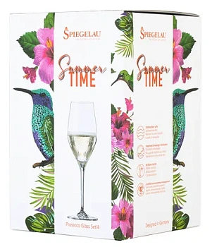 Набор из 4-х бокалов Spiegelau Summertime Шпигелау, Саммертайм Просекко   для шампанского