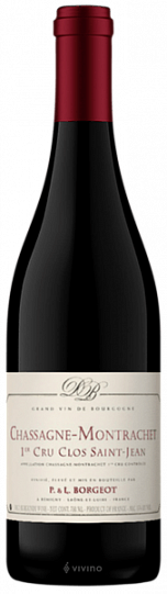 Вино Domaine Borgeot Chassagne-Montrachet 1er Cru Clos Saint-Jean   2018 750 мл 13,5