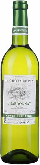 Вино FDL La Croix du Pin Chardonnay Pays d'Oc IGP Ля Круа дю Пэн" Ша