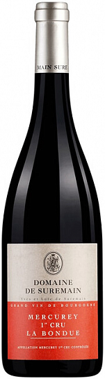 Вино Domaine de Suremain Mercurey 1-er Cru  La Bondue   2021  750 мл 13%