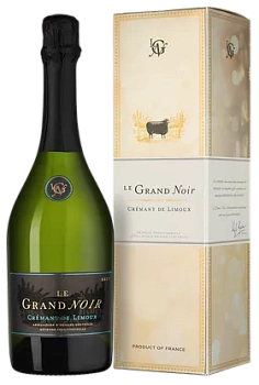 Игристое вино Le Grand Noir Cremant de Limoux  2021 gift box  750 мл