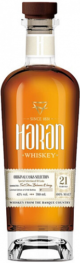 Виски Haran Original Casks Selection 21 Years Old 700 мл