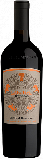 Вино  Cape Five Organic Red Кейп Файв Органик Ред 2013 750 мл