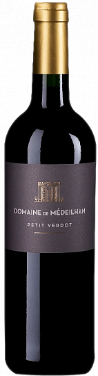 Вино Domaine de Medeilhan Petit Verdot Pay d'Oc IGP red  2019 750 мл