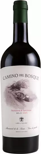 Вино Libre y Salvaje Camino del Bosque Garnacha & Cariñena 2019 750 мл 14%