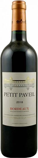 Вино Chateau Paveil de Luze Petit Paveil  AOC  2020 750 мл 13,5%