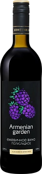 Вино  Armenian Garden Blackberry Oktemberyanskiy Wine and Brandy Factory 750 мл  12 %