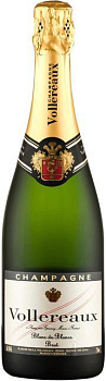 Шампанское Vollereaux Blanc de Blancs Brut Champagne AOC 750 мл