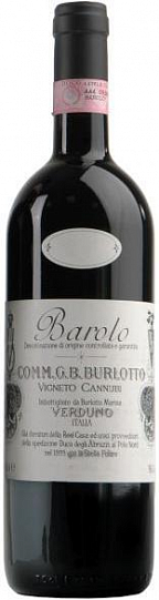 Вино G.B. Burlotto Cannubi  Barolo DOCG  2018  750 мл  14,5%