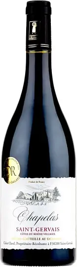 Вино Chapelas, "Saint-Gervais" Cotes du Rhone Villages 2018  750 мл 15 %