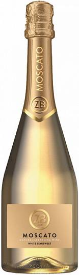 Игристое вино   ZB Moscato semi-sweet gift box   750 мл