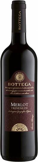 Вино Distilleria Bottega Merlot Trevenezie red dry  2019 750 мл