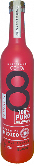 Текила  Ocho Blanco Red Bottle  500 мл