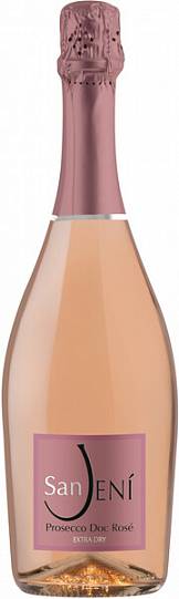 Игристое вино  San Jeni  Prosecco DOC Extra Dry Rose    2020 750 мл