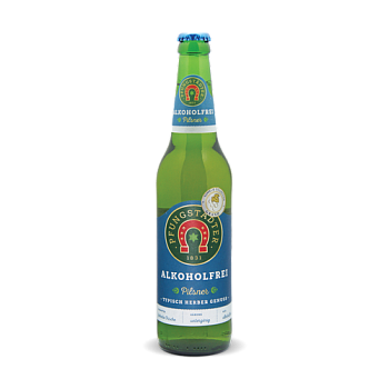 ПИВО Pfungstädter Pilsner Alkoholfrei  ПФУНГШТЕДТЕР ПИЛСНЕР БЕЗАЛКОГОЛЬНОЕ  стекло 500 мл