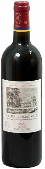 Вино Chateau Duhart-Milon  Rothschild  Pauillac Grand Cru AOC   2007 375 мл