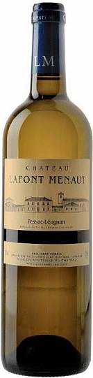 Вино Chateau Lafont Menaut Blanc Pessac-Leognan AOC  2017 750 мл