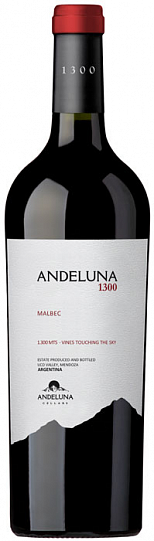 Вино Andeluna 1300 Malbec Mendoza  1500 мл