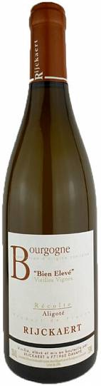 Вино Domaine Rijckaert  Bourgogne  Bien Eleve Vieilles Vignes AOC  2021   750 мл  12