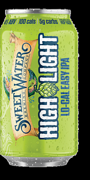 Пиво SweetWater, High Light Lo-cal Easy IPA  СвитВотер Хай Лайт Локал Изи ИПА  ж\б 355 мл