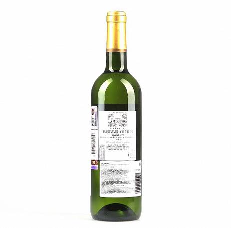 Вино Chateau Belle Cure AOC Bordeaux Blanc  2015 750 мл
