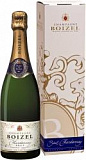 Шампанское Boizel Blanc de Blancs  Brut Chardonnay gift box Буазель Блан де Блан Брют Шардонне  в подарочной коробке  750 мл