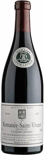Вино Louis Latour Romanee-Saint-Vivant Grand Cru Les Quatre Journaux AOC Луи Лат