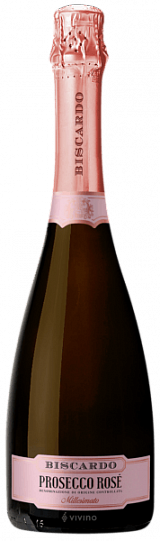 Игристое вино  Biscardo Prosecco Spumante Millesimato Rosé 2022 750 мл 11 %