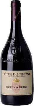 Вино Chateau de la Gardine Cotes du Rhone AOC Brunel de la Gardine  2020 750 мл