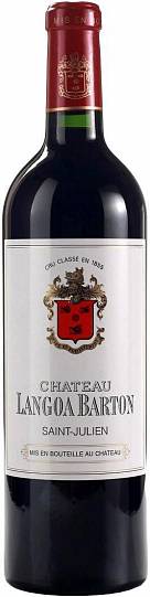 Вино Chateau Langoa  Barton  Saint-Julien AOC  2006  750 мл 13%