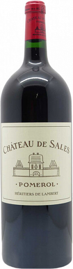 Вино Chateau de Sales Pomerol   2014  1500 мл  13,5%