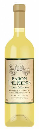 Вино DOMAINES MONTARIOL DEGROOTE  BARON DELPIERRE Blanc Demi-Doux white semi sweet  0,