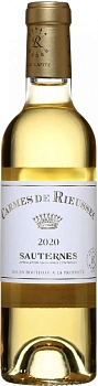 Вино Les Carmes de Rieussec Sauternes AOC  2020  375 мл