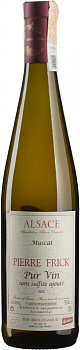 Вино Pierre Frick  Muscat  Alsace AOC Pur Vin Sans Sulfite Ajoute Пьер Фрик Мускат  Чистое вино без диоксида серы 2018  750 мл