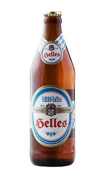 Пиво Will Brau Helles  Вилл Брау Хеллес 500 мл