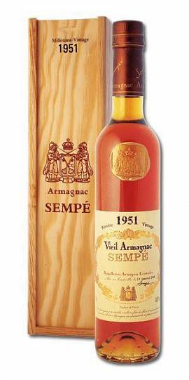 Арманьяк  Sempe  Vieil Armagnac 1951 500 мл