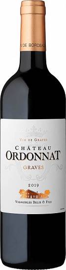 Вино Chateau Ordonnat  red dry  2019  750 мл