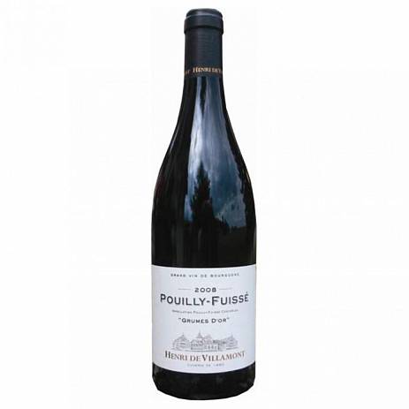 Вино Henri de Villamont Grume d'Or Pouilly Fuisse  2017 750 мл
