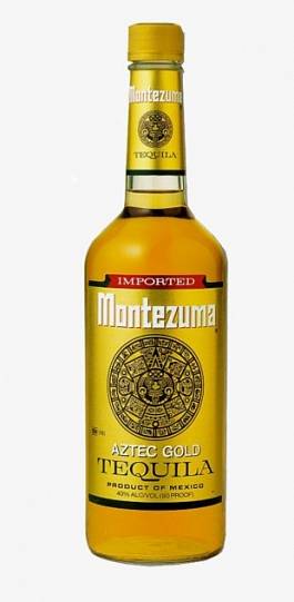 Текила  Montezuma Монтезума золотая  750 мл