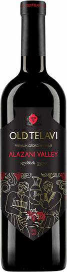 Вино Kakhuri  Old Telavi  Alazani Valley  Red  Semi-Sweet  Олд Телави Ала
